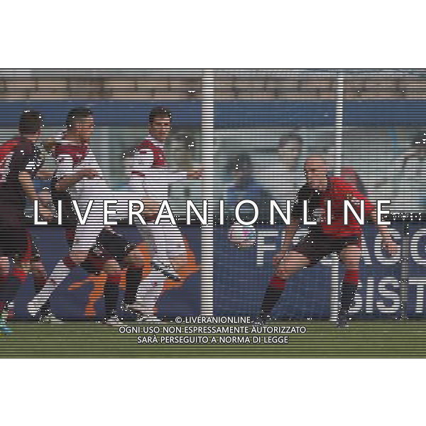 azione offensiva reggiana con alessi CALCIO LEGA PRO 1:LUMEZZANE-REGGIANA.lumezzane(Bs) 06/04/2014 ph Fotolive/Guitti Alessio AG ALDO LIVERANI SAS