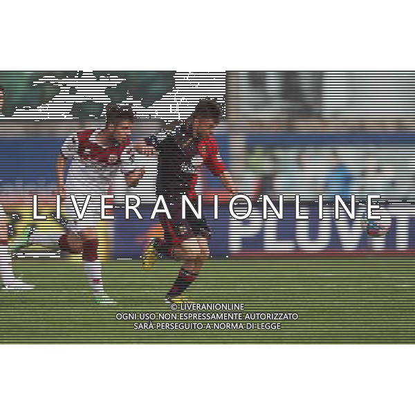 benedetti(lumezzane) cavion(reggiana)CALCIO LEGA PRO 1:LUMEZZANE-REGGIANA.lumezzane(Bs) 06/04/2014 ph Fotolive/Guitti Alessio AG ALDO LIVERANI SAS
