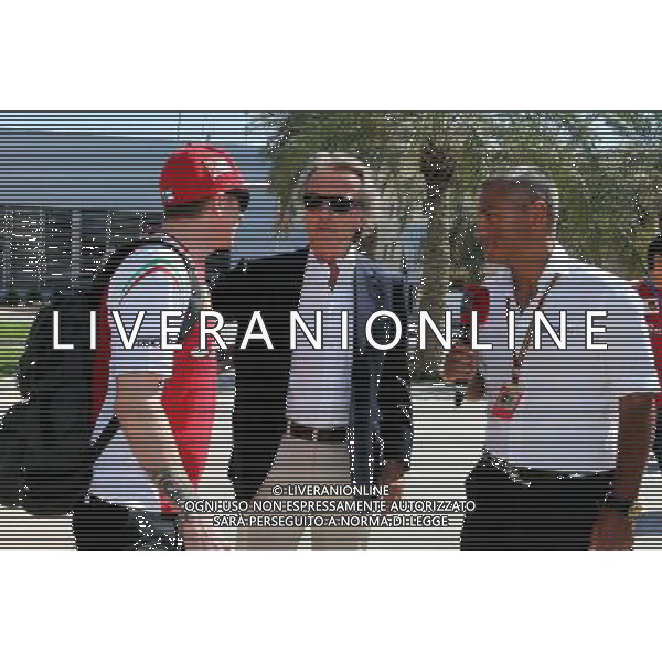 Kimi Raikkonen (FIN) Ferrari with Luca di Montezemolo (ITA) Ferrari President. 06.04.2014. Formula 1 World Championship, Rd 3, Bahrain Grand Prix, Sakhir, Bahrain, Race Day. - www.xpbimages.com, EMail: requests@xpbimages.com - copy of publication required for printed pictures. Every used picture is fee-liable. © Copyright: Moy / XPB Images AG ALDO LIVERANI SAS ONLY ITALY
