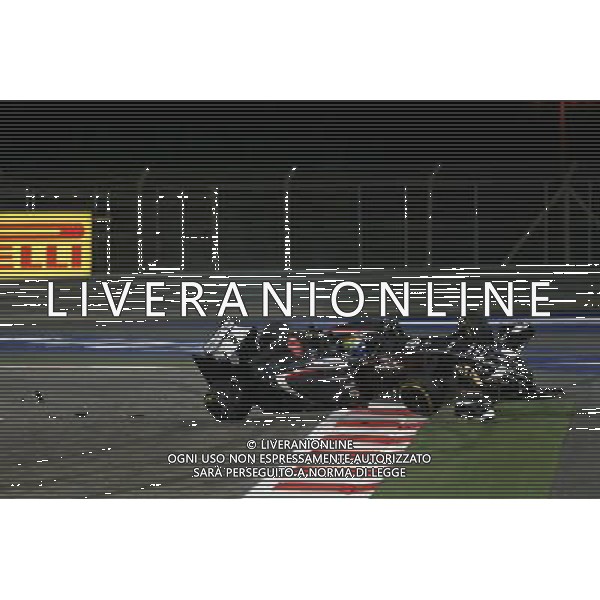 Esteban Gutierrez (MEX) Sauber C33 crashes with Pastor Maldonado (VEN) Lotus F1 E21. 06.04.2014. Formula 1 World Championship, Rd 3, Bahrain Grand Prix, Sakhir, Bahrain, Race Day. - www.xpbimages.com, EMail: requests@xpbimages.com - copy of publication required for printed pictures. Every used picture is fee-liable. © Copyright: Batchelor / XPB Images AG ALDO LIVERANI SAS ONLY ITALY