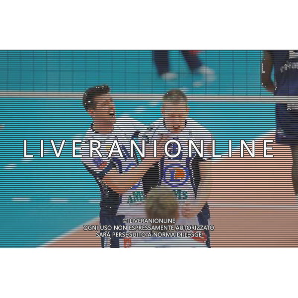 Jayson Jablonsky / David Smith - 05.04.2014 - Paris Volley / Tours - Finale Coupe de France 2014 Photo : Aurelien Meunier / Icon Sport AG ALDO LIVERANI SAS ONLY ITALY