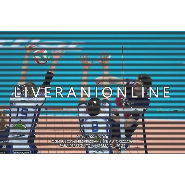 Marco Ivovic / Nuno Pinheiro / David Smith - 05.04.2014 - Paris Volley / Tours - Finale Coupe de France 2014 Photo : Aurelien Meunier / Icon Sport AG ALDO LIVERANI SAS ONLY ITALY
