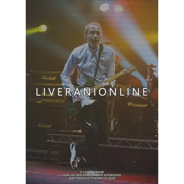 Status Quo performing at Manchester O2 Apollo, England on 6th April 2014. Francis Rossi â€“ guitar, vocals. ©PHOTOSHOT/AGENZIA ALDO LIVERANI SAS - ITALY ONLY - EDITORIAL USE ONLY
