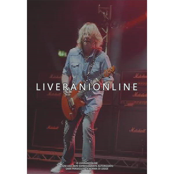 Status Quo performing at Manchester O2 Apollo, England on 6th April 2014. Rick Parfitt â€“ guitar, vocals. ©PHOTOSHOT/AGENZIA ALDO LIVERANI SAS - ITALY ONLY - EDITORIAL USE ONLY