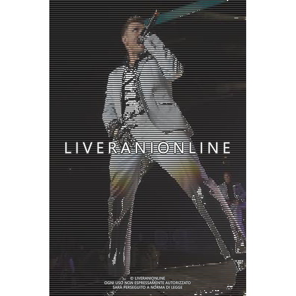 Nick Carter of Backstreet Boys performs at Manchester Arena, Manchester, England, 5th April 2014. ©photoshot/AGENZIA ALDO LIVERANI SAS - ITALY ONLY - EDITORIAL USE ONLY