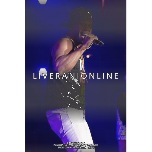 American Boy Band The Exchange perform at Manchester Arena, Manchester, England, 5th April 2014. ©photoshot/AGENZIA ALDO LIVERANI SAS - ITALY ONLY - EDITORIAL USE ONLY