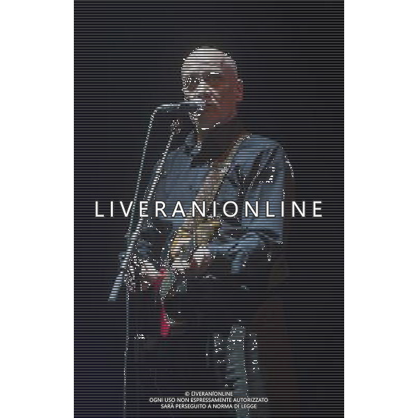 Wilko Johnson performing at Manchester O2 Apollo, England on 6th March 2014 as support to Status Quo. AG ALDO LIVERANI SAS ONLY ITALY