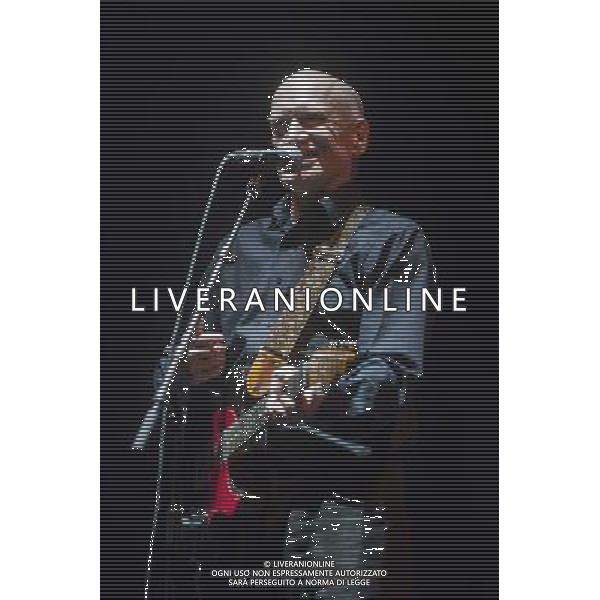 Wilko Johnson performing at Manchester O2 Apollo, England on 6th March 2014 as support to Status Quo. AG ALDO LIVERANI SAS ONLY ITALY