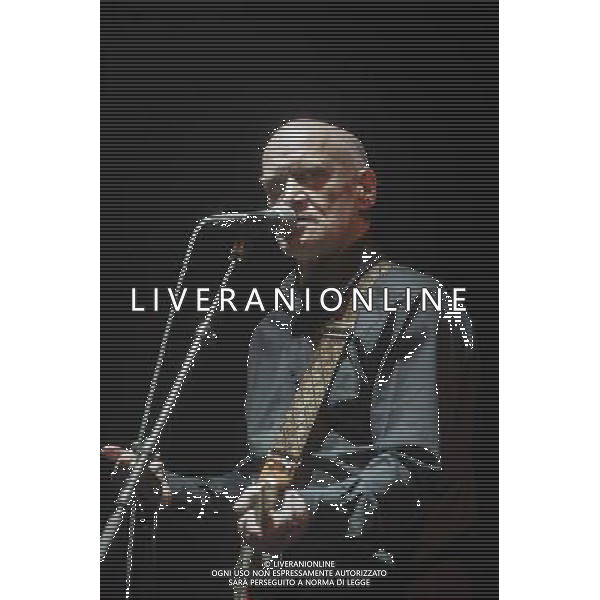 Wilko Johnson performing at Manchester O2 Apollo, England on 6th March 2014 as support to Status Quo. AG ALDO LIVERANI SAS ONLY ITALY