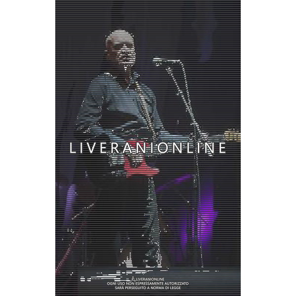 Wilko Johnson performing at Manchester O2 Apollo, England on 6th March 2014 as support to Status Quo. AG ALDO LIVERANI SAS ONLY ITALY