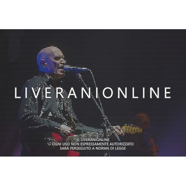 Wilko Johnson performing at Manchester O2 Apollo, England on 6th March 2014 as support to Status Quo. AG ALDO LIVERANI SAS ONLY ITALY