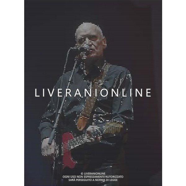Wilko Johnson performing at Manchester O2 Apollo, England on 6th March 2014 as support to Status Quo. AG ALDO LIVERANI SAS ONLY ITALY