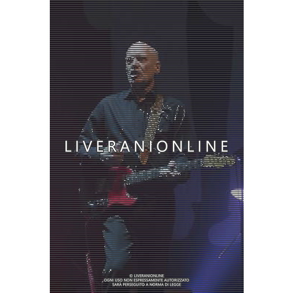 Wilko Johnson performing at Manchester O2 Apollo, England on 6th March 2014 as support to Status Quo. AG ALDO LIVERANI SAS ONLY ITALY