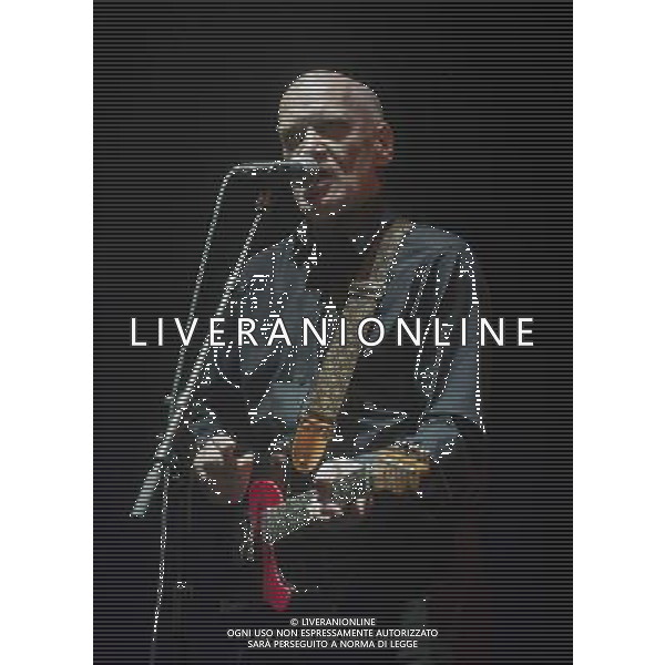 Wilko Johnson performing at Manchester O2 Apollo, England on 6th March 2014 as support to Status Quo. AG ALDO LIVERANI SAS ONLY ITALY