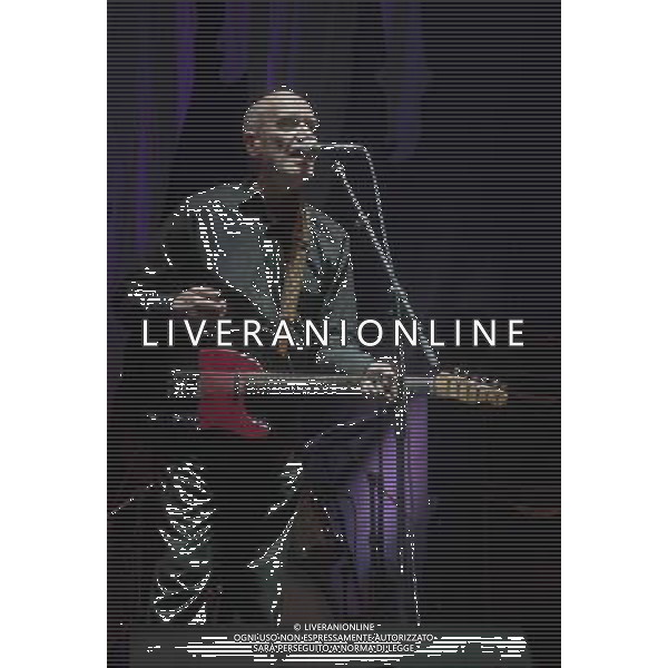 Wilko Johnson performing at Manchester O2 Apollo, England on 6th March 2014 as support to Status Quo. AG ALDO LIVERANI SAS ONLY ITALY