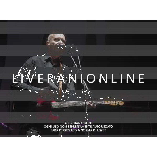 Wilko Johnson performing at Manchester O2 Apollo, England on 6th March 2014 as support to Status Quo. AG ALDO LIVERANI SAS ONLY ITALY