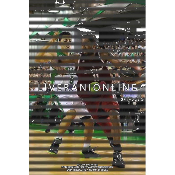 Xavier Corosine / Marvis Thornton - 07.04.2014 - Nanterre / Strasbourg - 26e journee Pro A Photo : Aurelien Meunier / Icon Sport AG ALDO LIVERANI SAS ONLY ITALY *** Local Caption ***