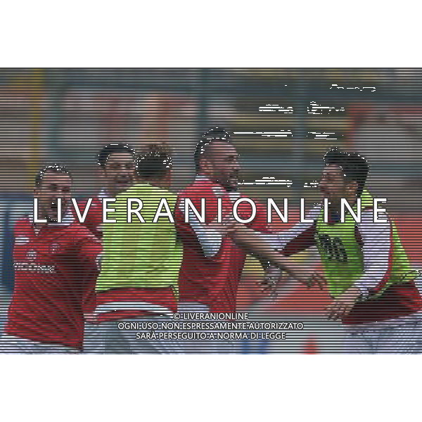 PERUGIA VIAREGGIO LEGA PRO 06-04-2014 NELLA FOTO ABBRACCI PERUGIA FOTO SETTONCE ROBERTO-AG ALDOL IVERANI SAS