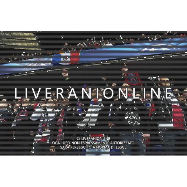 Supporters PSG - 08.04.2014 - Chelsea / Paris Saint Germain - 1/4Finale Retour Champions League -Londres Photo : Dave Winter / Icon Sport AG ALDO LIVERANI SAS ONLY ITALY
