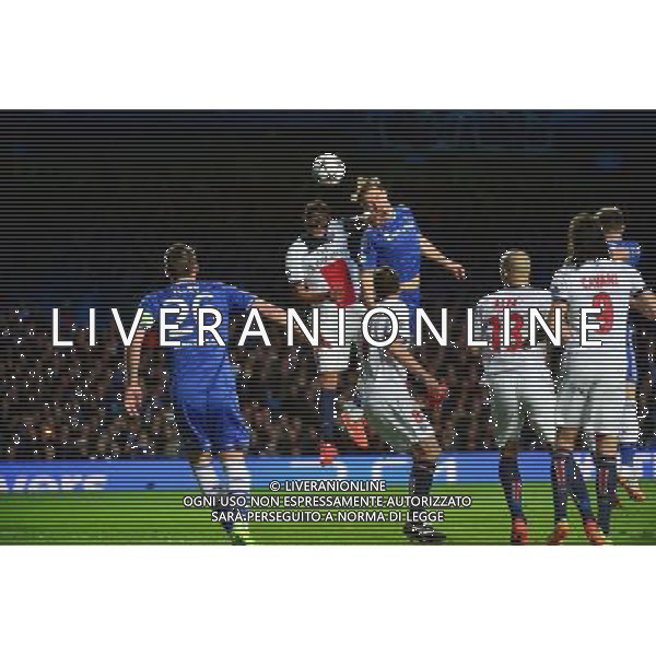 Thiago SILVA / Branislav IVANOVIC - 08.04.2014 - Chelsea / Paris Saint Germain - 1/4Finale Retour Champions League -Londres Photo : Dave Winter / Icon Sport AG ALDO LIVERANI SAS ONLY ITALY