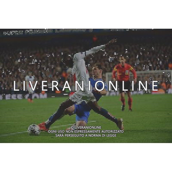 Blaise MATUIDI / Branislav IVANOVIC - 08.04.2014 - Chelsea / Paris Saint Germain - 1/4Finale Retour Champions League -Londres Photo : Dave Winter / Icon Sport AG ALDO LIVERANI SAS