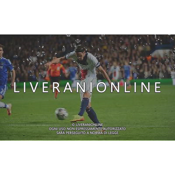 Edinson CAVANI - 08.04.2014 - Chelsea / Paris Saint Germain - 1/4Finale Retour Champions League -Londres Photo : Dave Winter / Icon Sport AG ALDO LIVERANI SAS