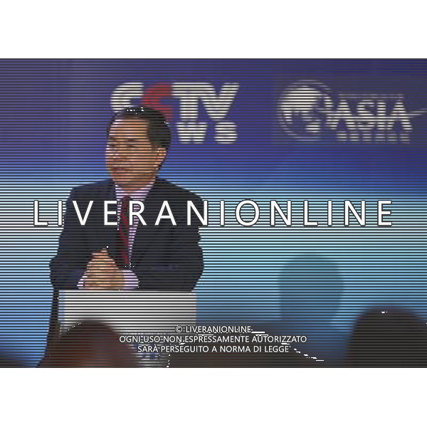 (140408) -- BOAO, April 8, 2014 () -- Chinese economist Chen Zhiwu speaks at a TV Debate named \'Reshaping Finance \' Trade in Asia\' during the Boao Forum for Asia (BFA) Annual Conference 2014 in Boao, south China\'s Hainan Province. The forum will be held from April 8 to 11. (/Wang Jingqiang) (yxb) ©PHOTOSHOT/AGENZIA ALDO LIVERANI SAS - ITALY ONLY - EDITORIAL USE ONLY