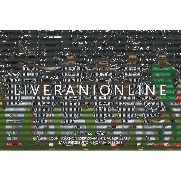 2014 Œ© Matteo Bottanelli - Turin 13/03/14 - Football - Uefa Europa League - Quarter Final - Juventus Olympique Lyonnais - shown in the picture: Juventus Team - formazione JUVENTUS - LIONE Uefa Europa League - Quarti di Finale 10-04-2014 ©Bottanelli/AGENZIA ALDO LIVERANI SAS