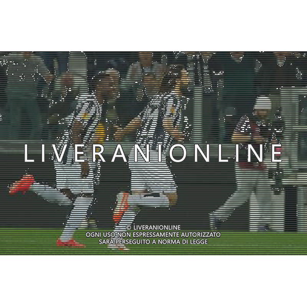 2014 å© Matteo Bottanelli - Turin 13/03/14 - Football - Uefa Europa League - Quarter Final - Juventus Olympique Lyonnais - shown in the picture: goal Andrea Pirlo JUVENTUS - LIONE Uefa Europa League - Quarti di Finale 10-04-2014 ©Bottanelli/AGENZIA ALDO LIVERANI SAS