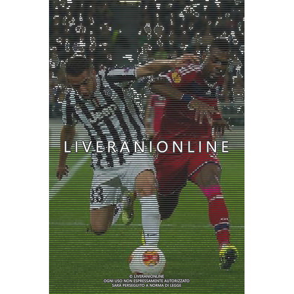 2014 å© Matteo Bottanelli - Turin 13/03/14 - Football - Uefa Europa League - Quarter Final - Juventus Olympique Lyonnais - shown in the picture: Isla, Bedimo JUVENTUS - LIONE Uefa Europa League - Quarti di Finale 10-04-2014 ©Bottanelli/AGENZIA ALDO LIVERANI SAS