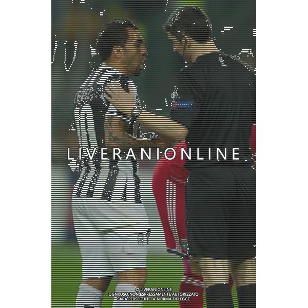 2014 å© Matteo Bottanelli - Turin 13/03/14 - Football - Uefa Europa League - Quarter Final - Juventus Olympique Lyonnais - shown in the picture: Tevez, Alberto Mallenco JUVENTUS - LIONE Uefa Europa League - Quarti di Finale 10-04-2014 ©Bottanelli/AGENZIA ALDO LIVERANI SAS