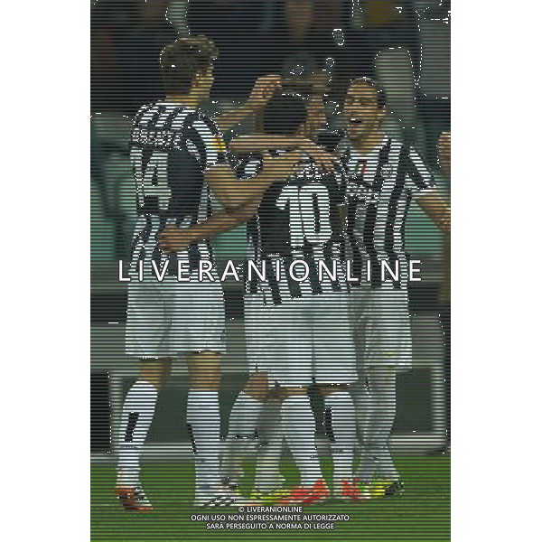 2014 Â© Matteo Bottanelli - Turin 13/03/14 - Football - Uefa Europa League - Quarter Final - Juventus Olympique Lyonnais - shown in the picture: goal Claudio Marchisio
