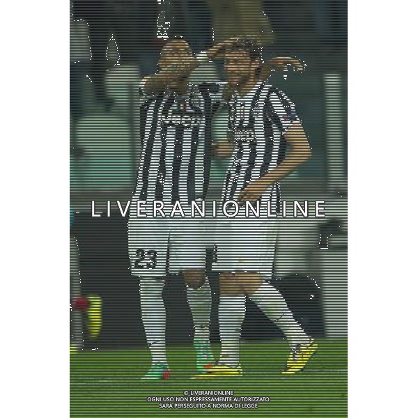 2014 Â© Matteo Bottanelli - Turin 13/03/14 - Football - Uefa Europa League - Quarter Final - Juventus Olympique Lyonnais - shown in the picture: goal Claudio Marchisio