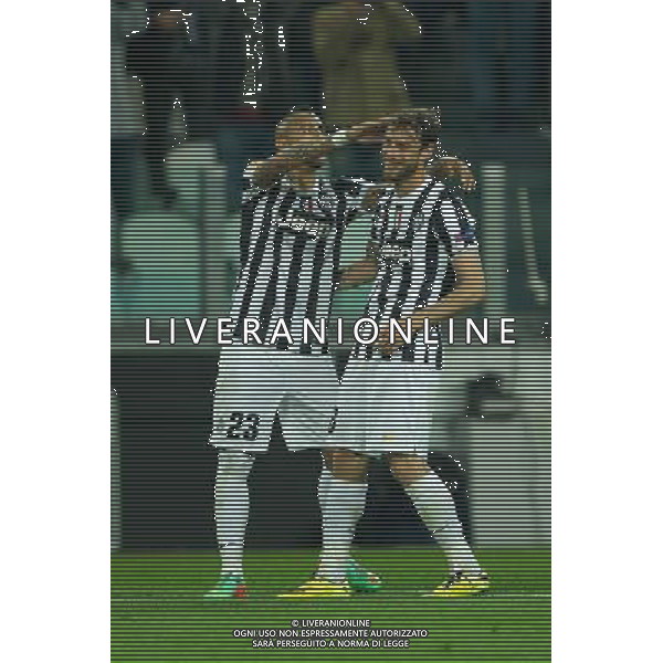 2014 Â© Matteo Bottanelli - Turin 13/03/14 - Football - Uefa Europa League - Quarter Final - Juventus Olympique Lyonnais - shown in the picture: goal Claudio Marchisio