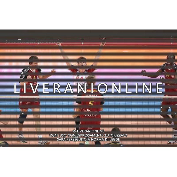 joie de Ludovic Duee - 11.04.2014 - Toulouse / Chuamont - 1/4Finale Aller Playoff Ligue A - Photo : Manuel Blondeau / Icon Sport AG ALDO LIVERANI SAS ONLY ITALY
