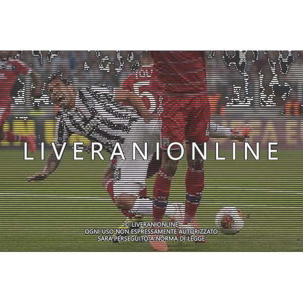 Juventus - Olympic Lyon Uefa Europa League - Quarti di Finale 10-04-2014 Federico Tardito/Agenzia Aldo Liverani Sas Nella foto Tevez