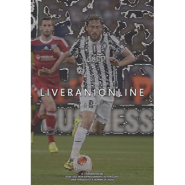 Juventus - Olympic Lyon Uefa Europa League - Quarti di Finale 10-04-2014 Federico Tardito/Agenzia Aldo Liverani Sas Nella foto Marchisio