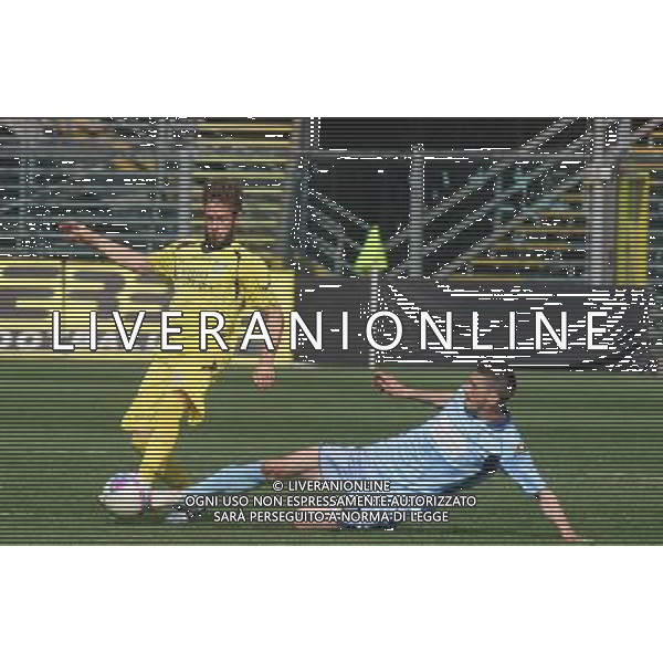 bergamo, stadio atleti azzurri d\'italia, 13 APRILE 2014, nella foto MATTIA VALOTI ,ph.moro/ALDO LIVERANI ALBINOLEFFE VS CARRARESE LEGA PRO 13 APRILE 2014 ©/AGENZIA ALDO LIVERANI SAS