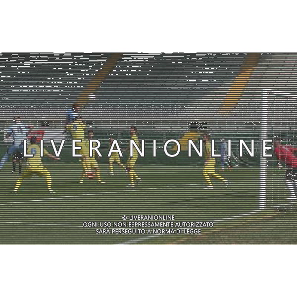 bergamo, stadio atleti azzurri d\'italia, 13 APRILE 2014, nella foto PESENTI MASSIMILIANO ,ph.moro/ALDO LIVERANI ALBINOLEFFE VS CARRARESE LEGA PRO 13 APRILE 2014 ©/AGENZIA ALDO LIVERANI SAS