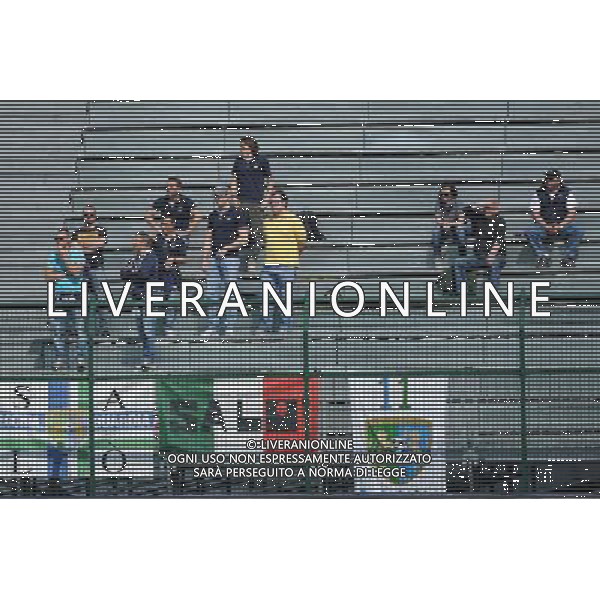 Busto Arsizio (VA) 13-04-2014 Stadio Carlo Speroni Campionato Lega PRO Prima Divisione girone A - 28å¡ giornata Pro Patria - FeralpiSalo\' nella foto tifosi FeralpiSalo\' foto Roberto Garavaglia - ag. Aldo Liverani sas
