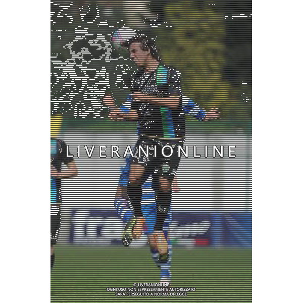 Busto Arsizio (VA) 13-04-2014 Stadio Carlo Speroni Campionato Lega PRO Prima Divisione girone A - 28å¡ giornata Pro Patria - FeralpiSalo\' nella foto Fabris foto Roberto Garavaglia - ag. Aldo Liverani sas