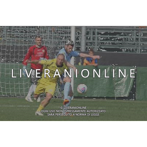 bergamo, stadio atleti azzurri d\'italia, 13 APRILE 2014, nella foto CORRADI MATTIA ,ph.moro/ALDO LIVERANI ALBINOLEFFE VS CARRARESE LEGA PRO 13 APRILE 2014 ©/AGENZIA ALDO LIVERANI SAS