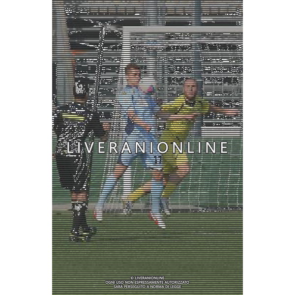 bergamo, stadio atleti azzurri d\'italia, 13 APRILE 2014, nella foto VOROBJOVS SERGHEJ ,ph.moro/ALDOLIVERANI ALBINOLEFFE VS CARRARESE LEGA PRO 13 APRILE 2014 ©/AGENZIA ALDO LIVERANI SAS