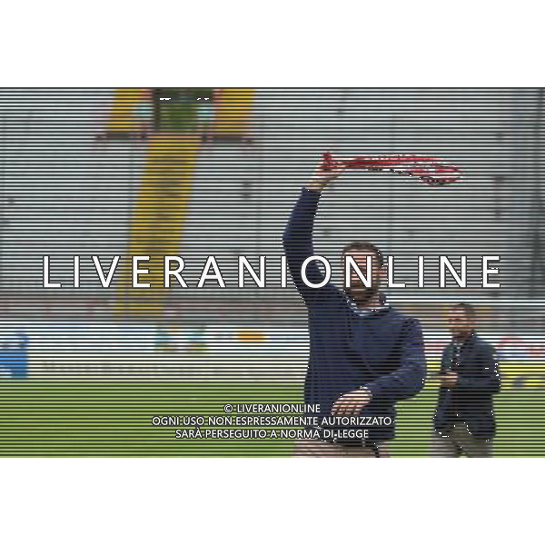Perugia - Pontedera Campionato lega Pro 13 aprile 2014 nella foto il presidente Santopadre a fine gara ©Settonce/AGENZIA ALDO LIVERANI SAS
