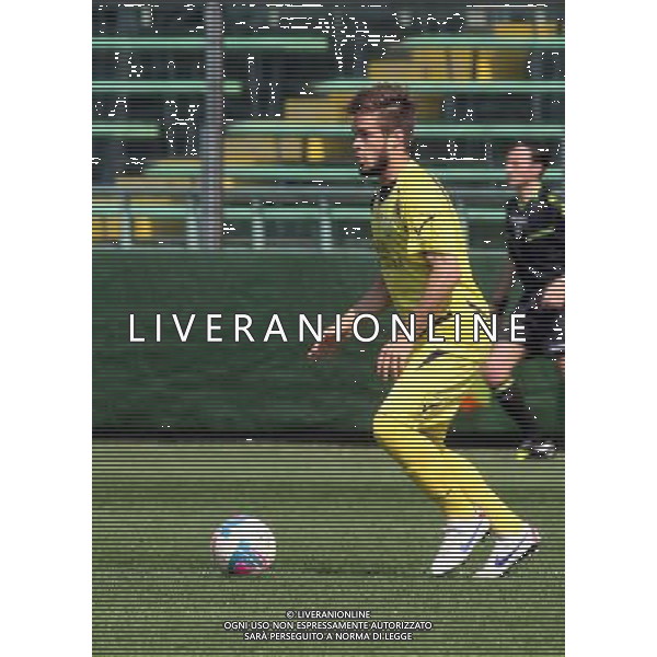 nella foto MICHELE CASTAGNETTI ,ph.moro/ALDO LIVERANI ALBINO LEFFE CARRARESE LEGA PRO 13-04-2014