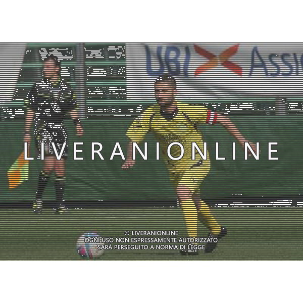 nella foto DETTORI FRANCESCO ,ph.moro/ALDO LIVERANI ALBINO LEFFE CARRARESE LEGA PRO 13-04-2014
