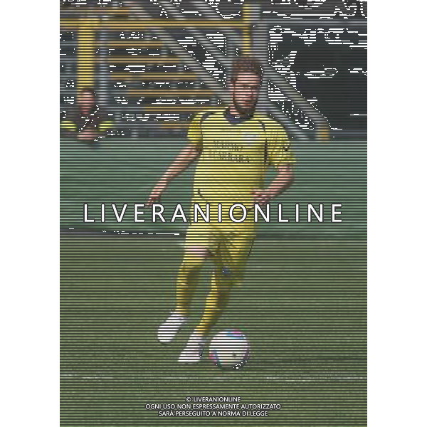 nella foto MICHELE CASTAGNETTI ,ph.moro/ALDO LIVERANI ALBINO LEFFE CARRARESE LEGA PRO 13-04-2014
