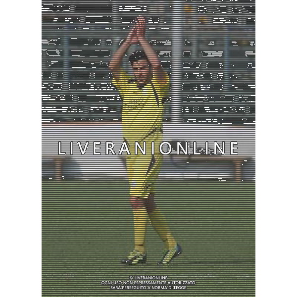 nella foto BELCASTRO ,ph.moro/ALDO LIVERANI ALBINO LEFFE CARRARESE LEGA PRO 13-04-2014