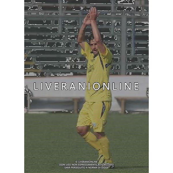 nella foto BELCASTRO LUCA ,ph.moro/ALDO LIVERANI ALBINO LEFFE CARRARESE LEGA PRO 13-04-2014