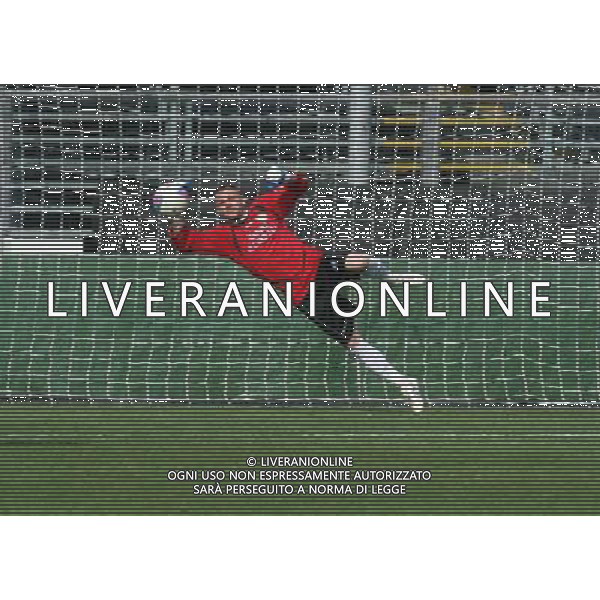 nella foto ALEX CALDERONI ,ph.moro/ALDO LIVERANI ALBINO LEFFE CARRARESE LEGA PRO 13-04-2014